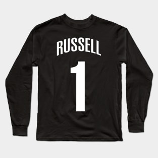 DeAngelo Russell Jersey Poster Long Sleeve T-Shirt